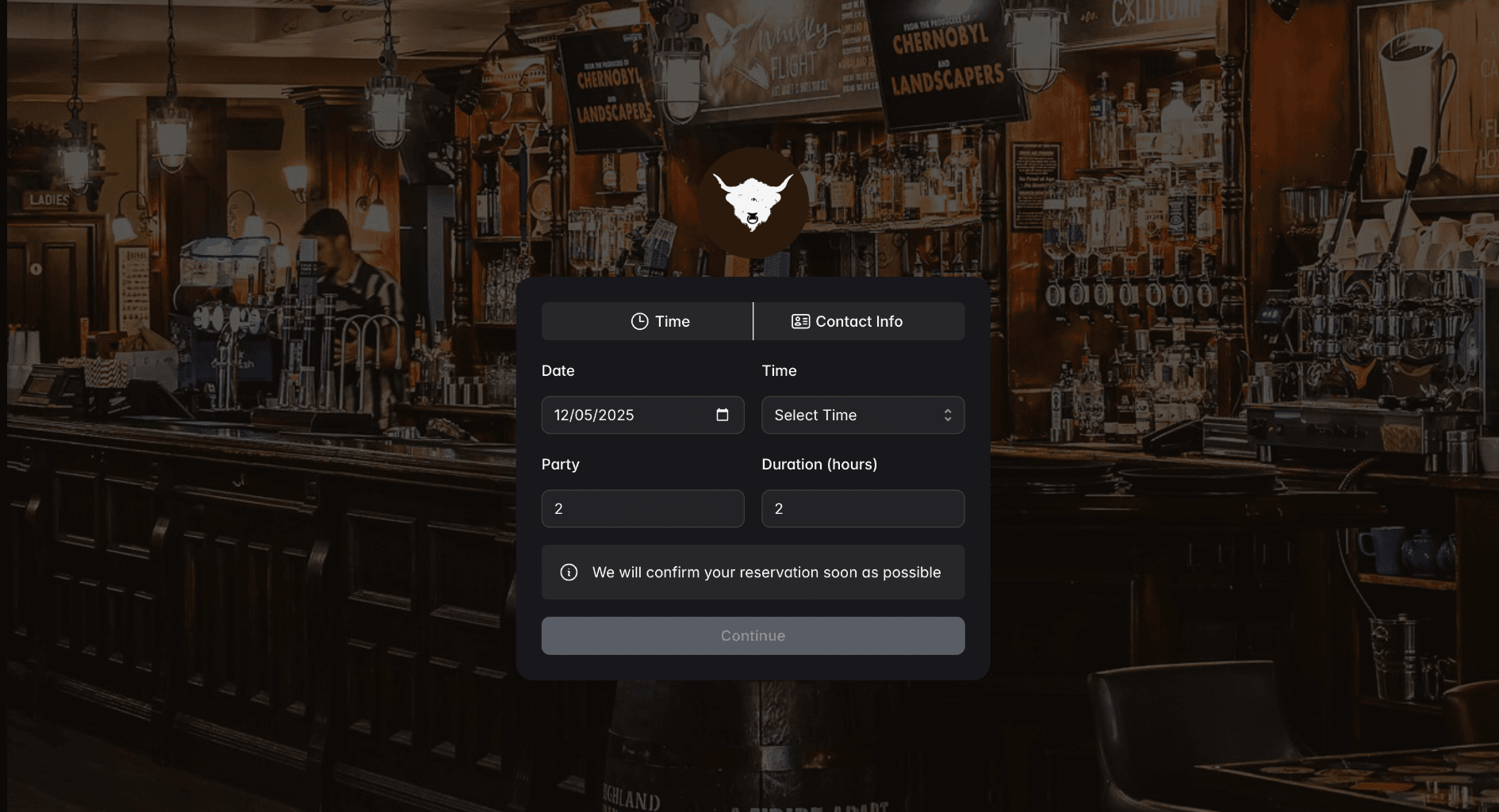 Reservobot Restaurant Administration