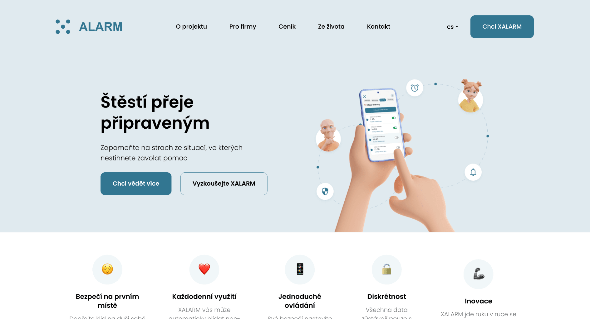 XAlarm – Platforma pro upozornění